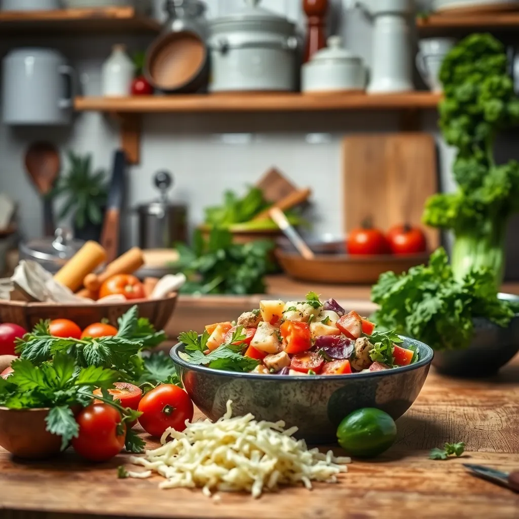 Ingredients used in Authentic German Potato Salad