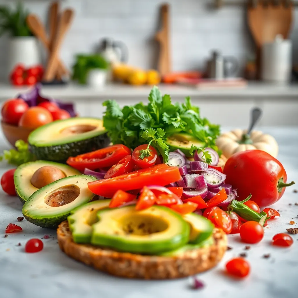 Ingredients used in Avocado Toast