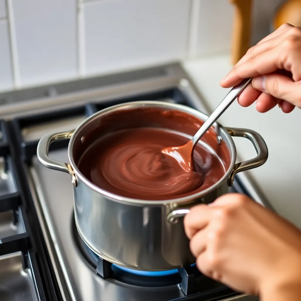 Ingredients used in Chocolate Cornstarch Pudding