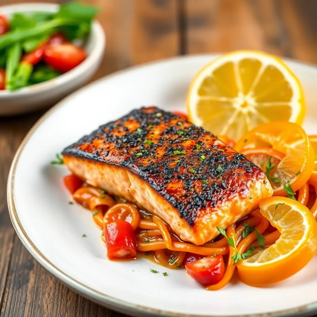 A delicious serving of Easy 5 Ingredient Salmon