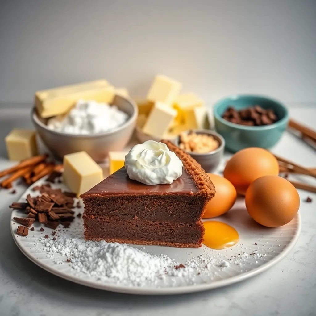 Ingredients for making Hot Fudge Pie