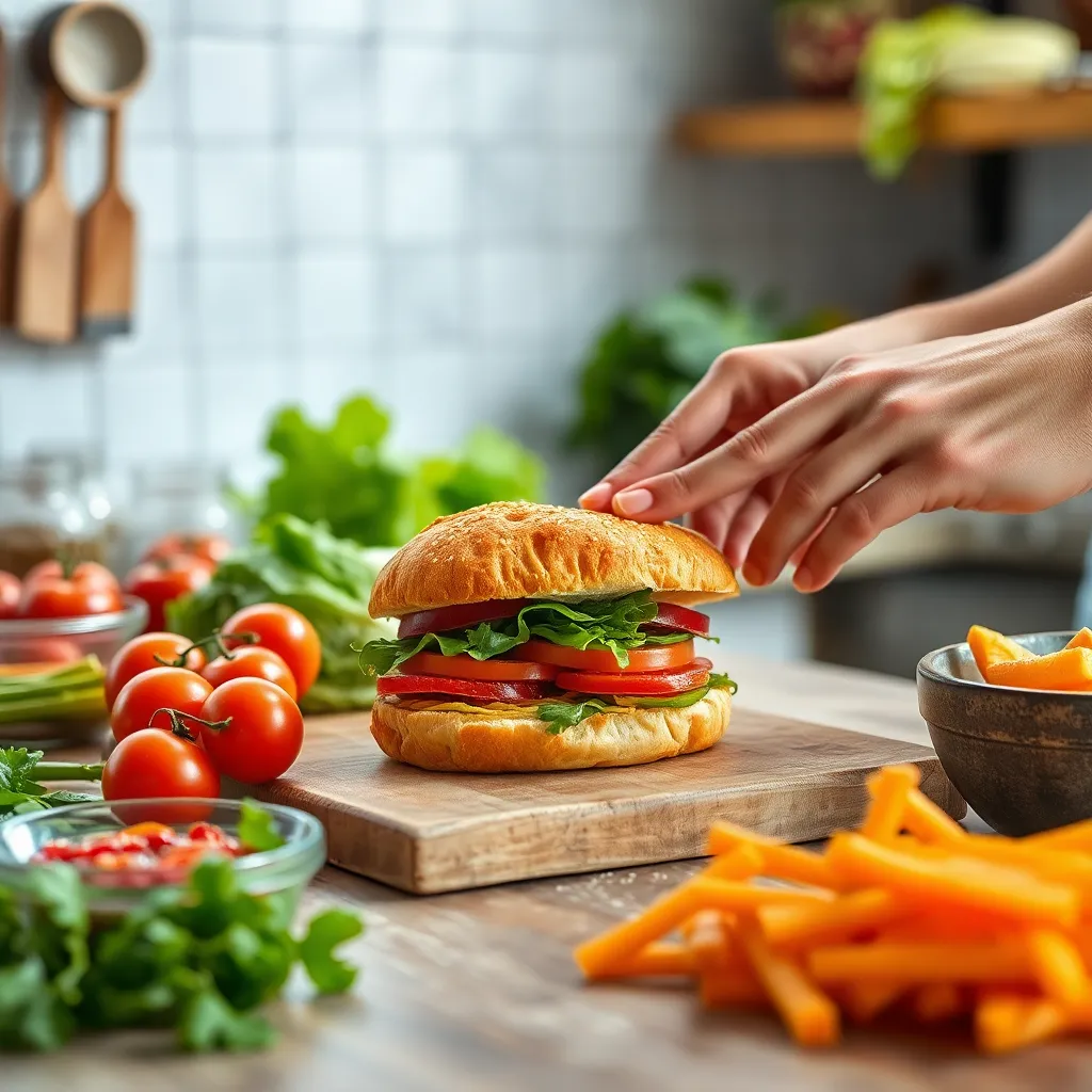 Ingredients used in Leftover Pancake Breakfast Sandwich