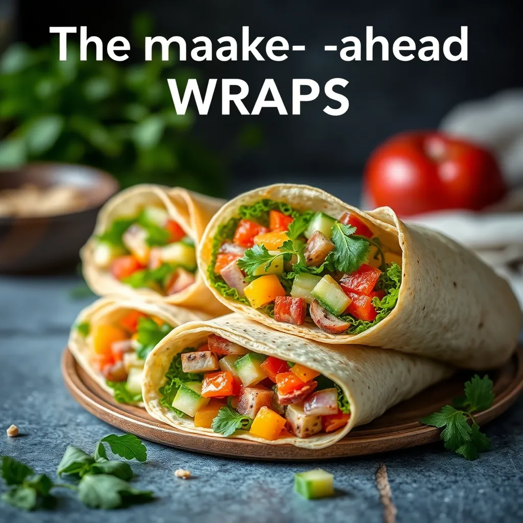 Ingredients used in Make Ahead Lunch Wraps