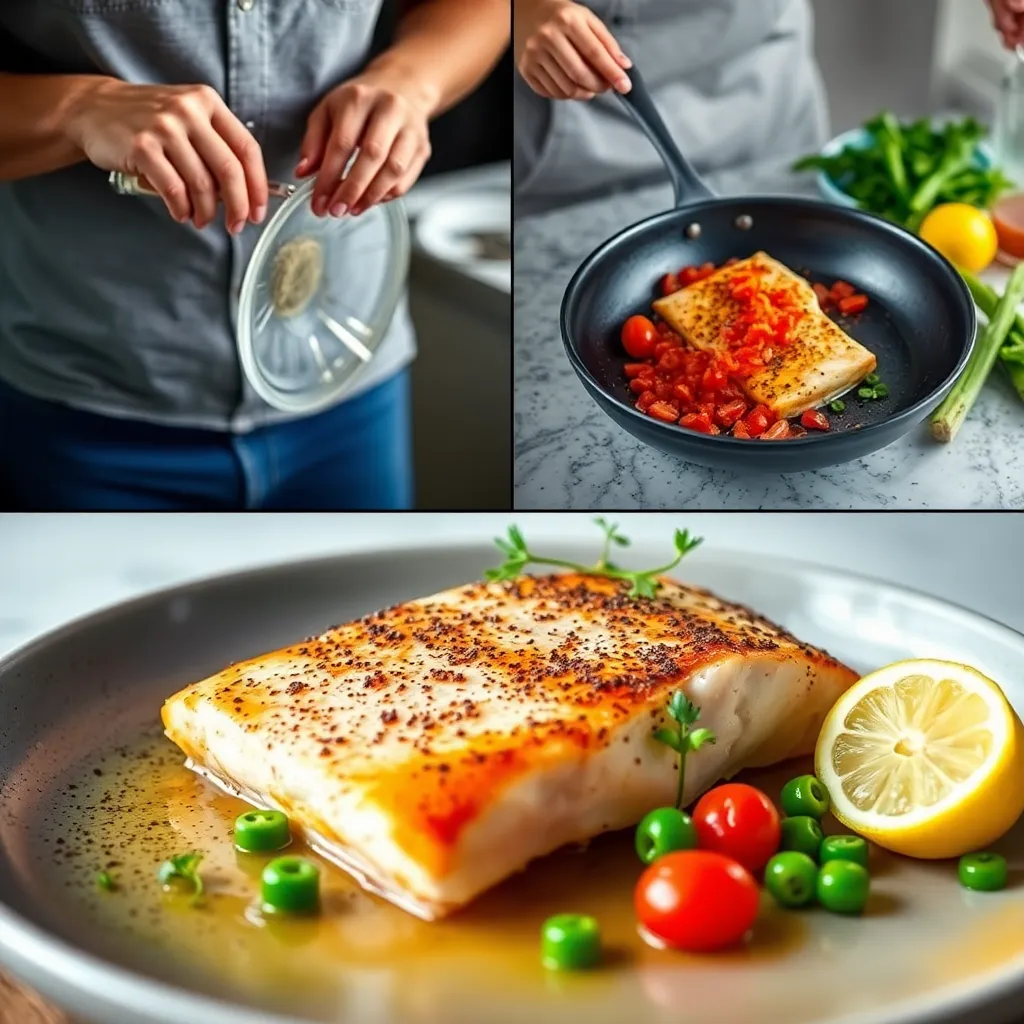 Ingredients used in Pan Seared Tilapia