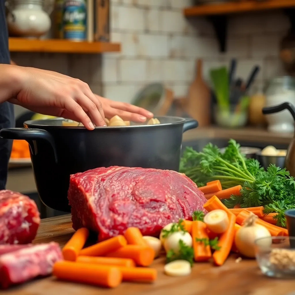 Key ingredients for Simple Beef Short Ribs