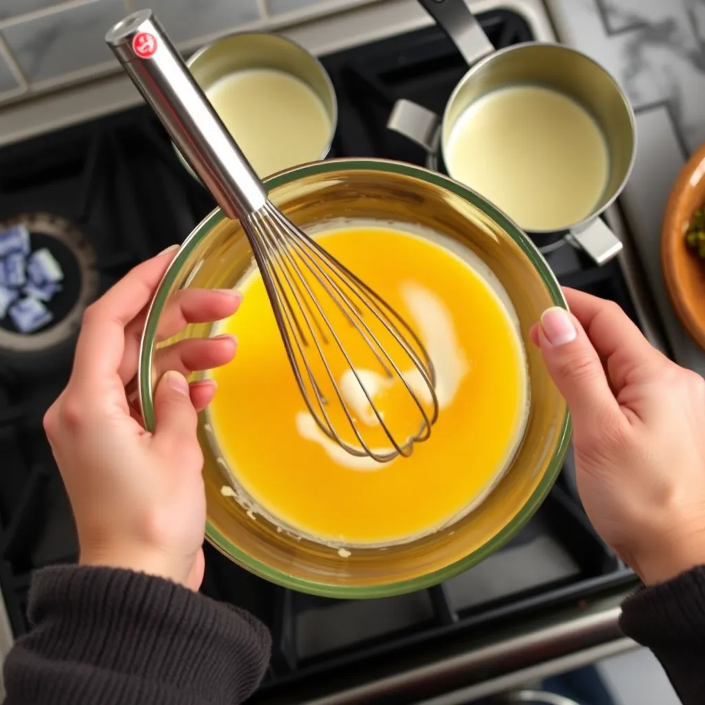 Ingredients of the Simple Crème Brûlée Dessert