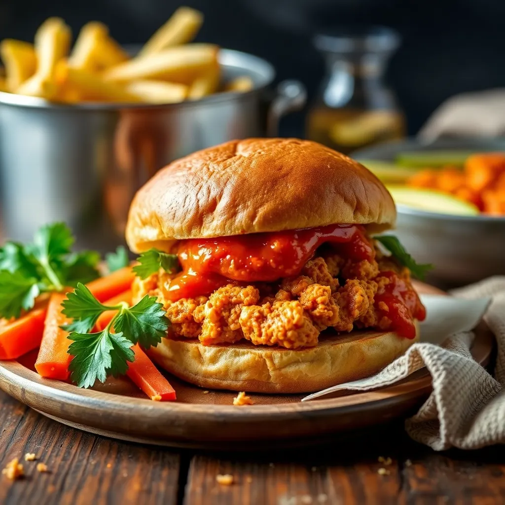 Ingredients used in Slow Cooker Buffalo Chicken Sandwiches