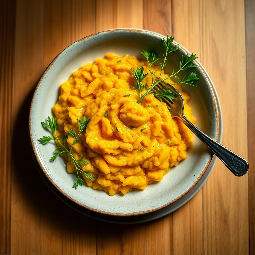 Image of butternut squash risotto fennel