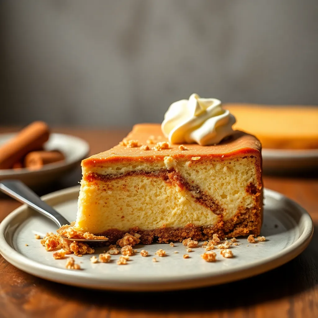 Delicious churro cheesecake