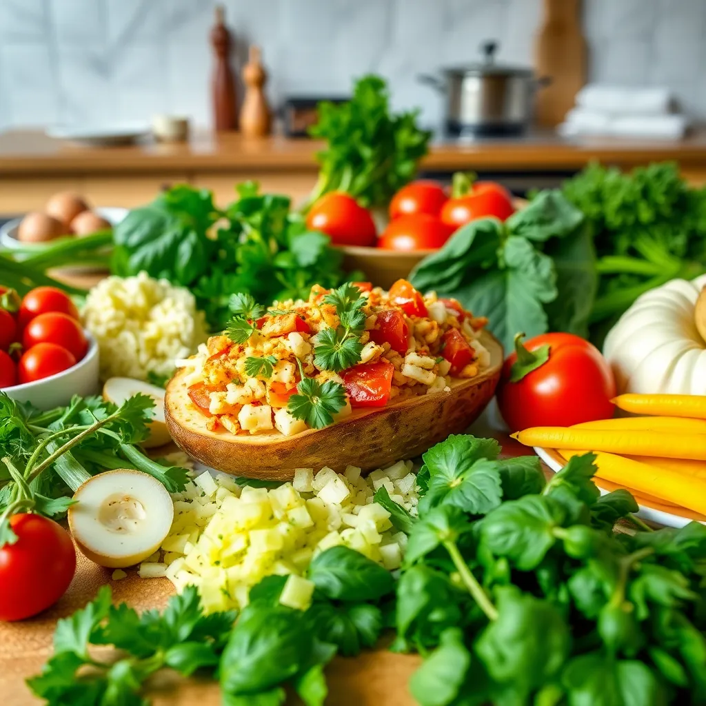 Ingredients for making Loaded Baked Potato Lasagna