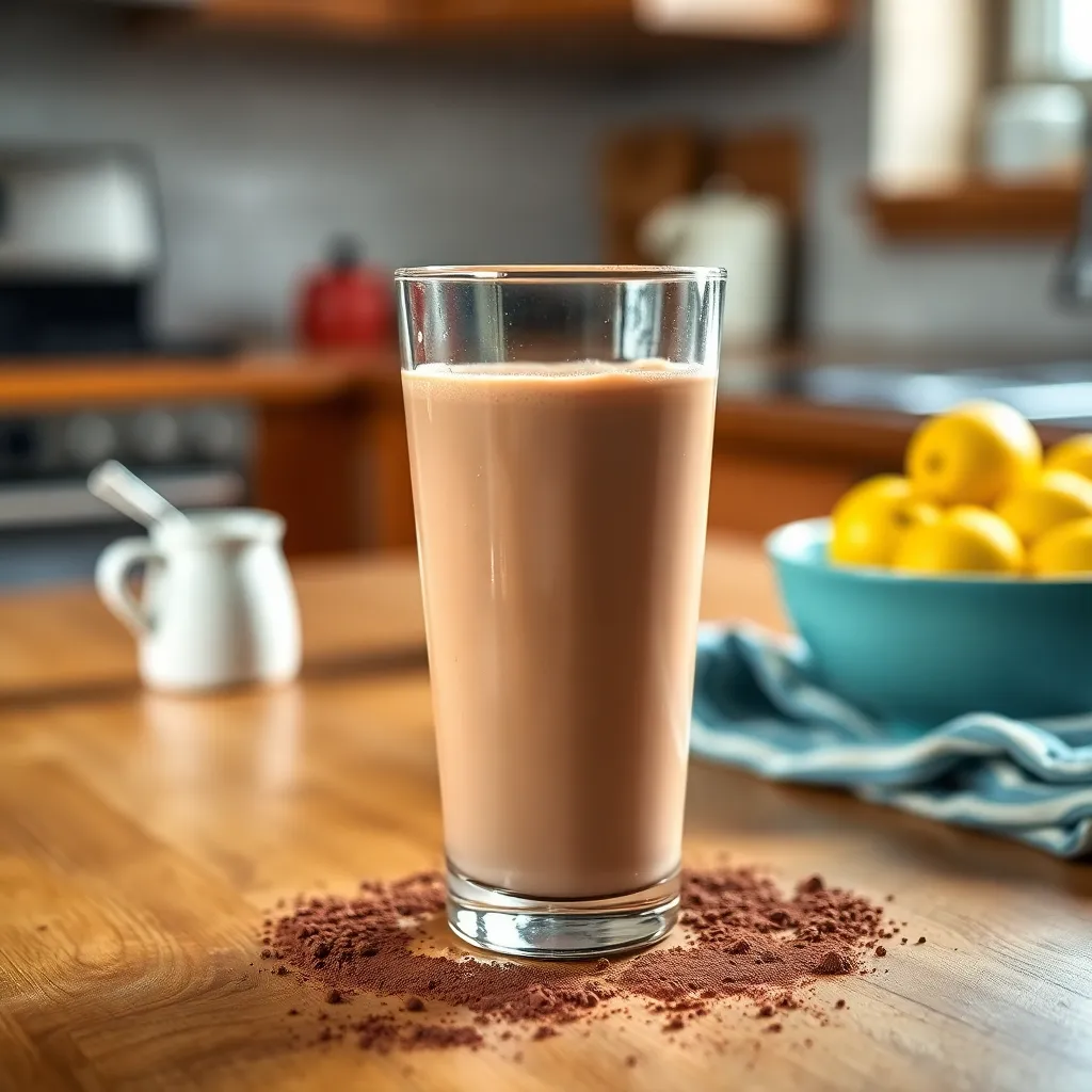 Delicious nesquik chocolate milk