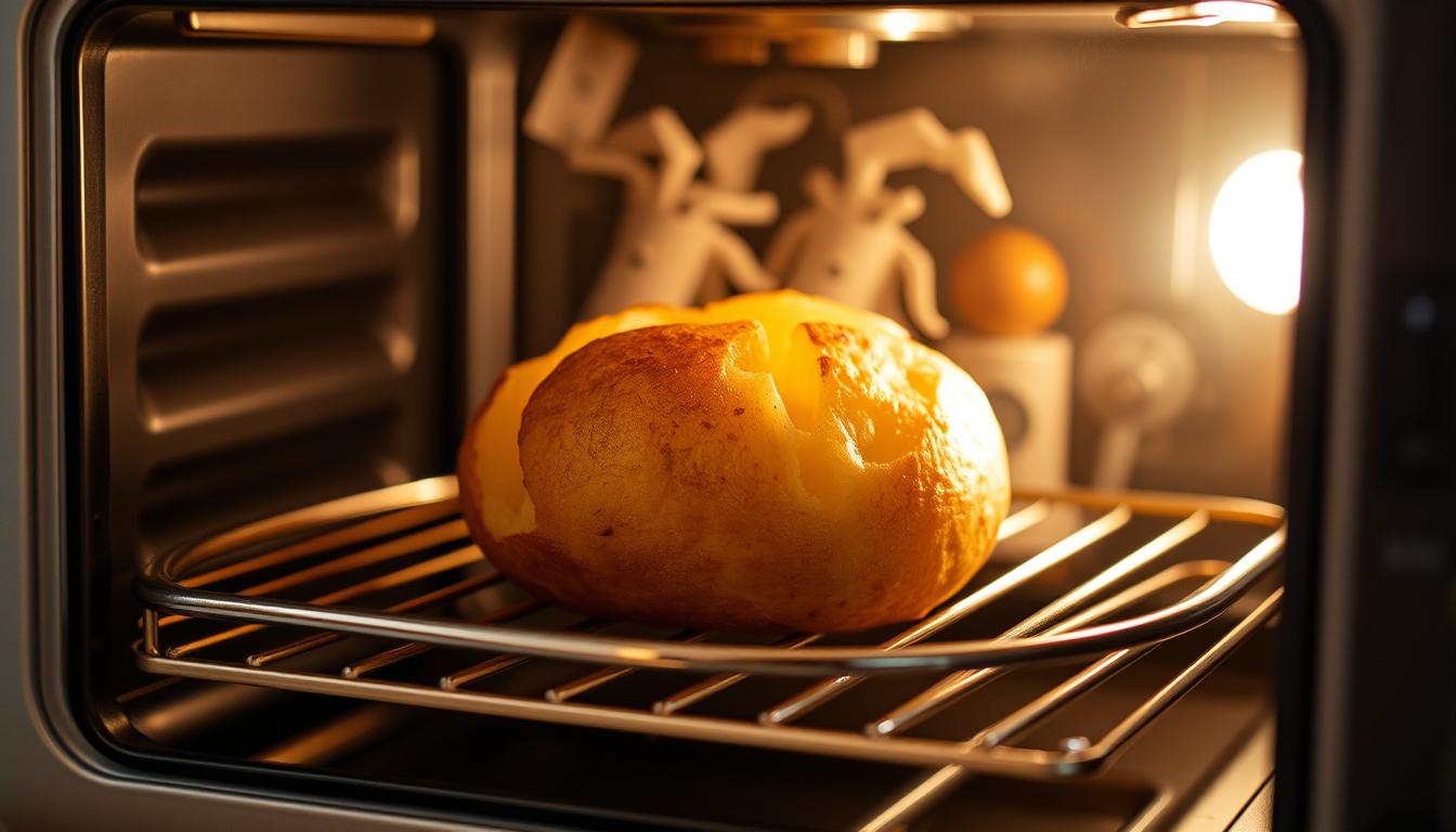 baked potato in toaster oven