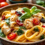 creamy tuscan chicken pasta