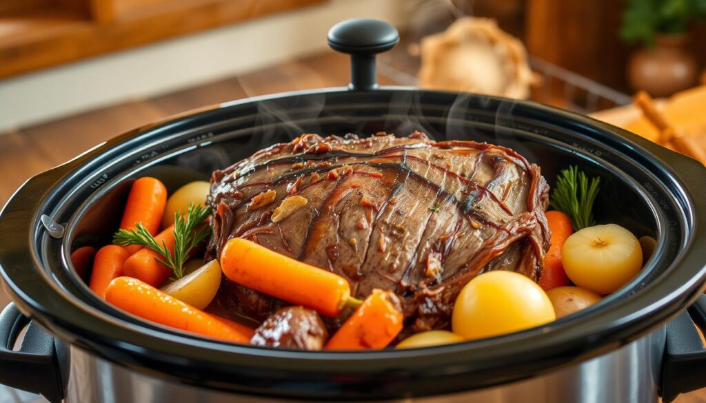 deer pot roast slow cooker