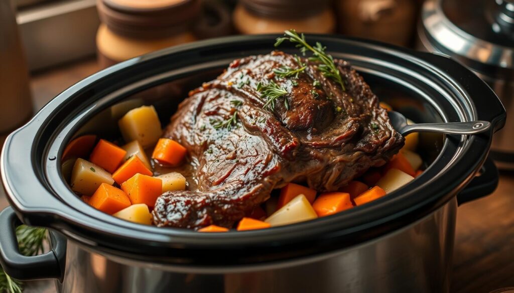 deer pot roast slow cooker