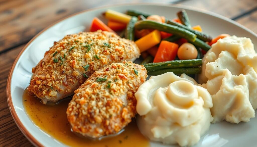 flavorful parmesan crusted chicken