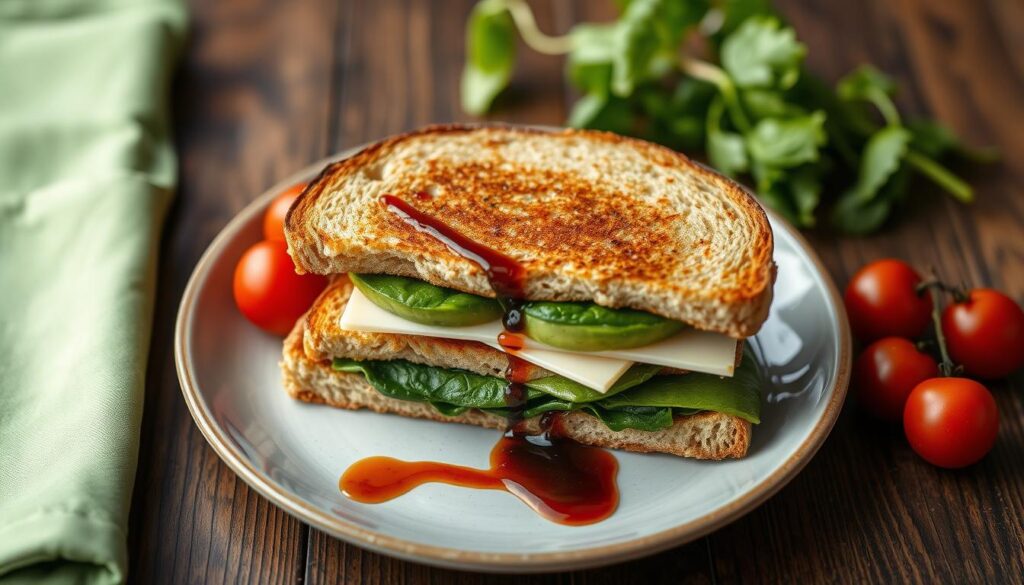 healthier grilled cheese