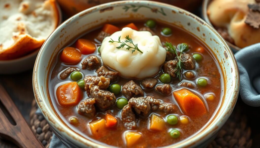 hearty shepherd's pie soup