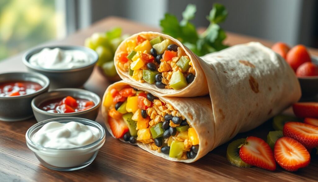 high protein breakfast burrito recipes