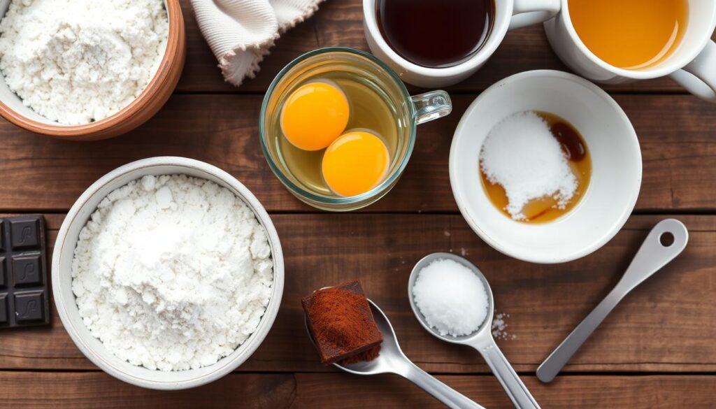 homemade mug brownie ingredients