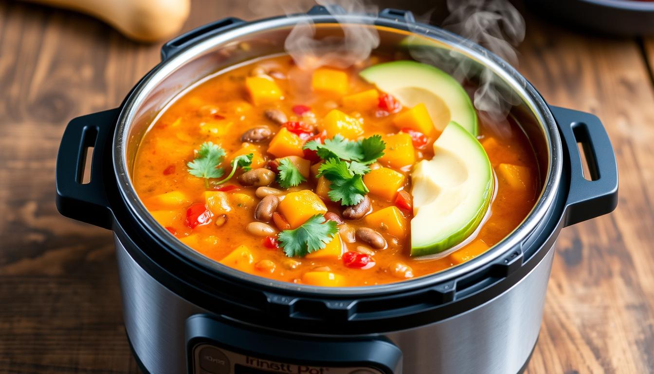 instant pot butternut squash chilie