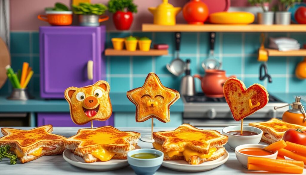 kid-friendly grilled cheese