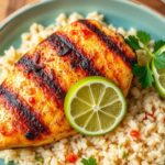 lime chicken breast rice pilaf