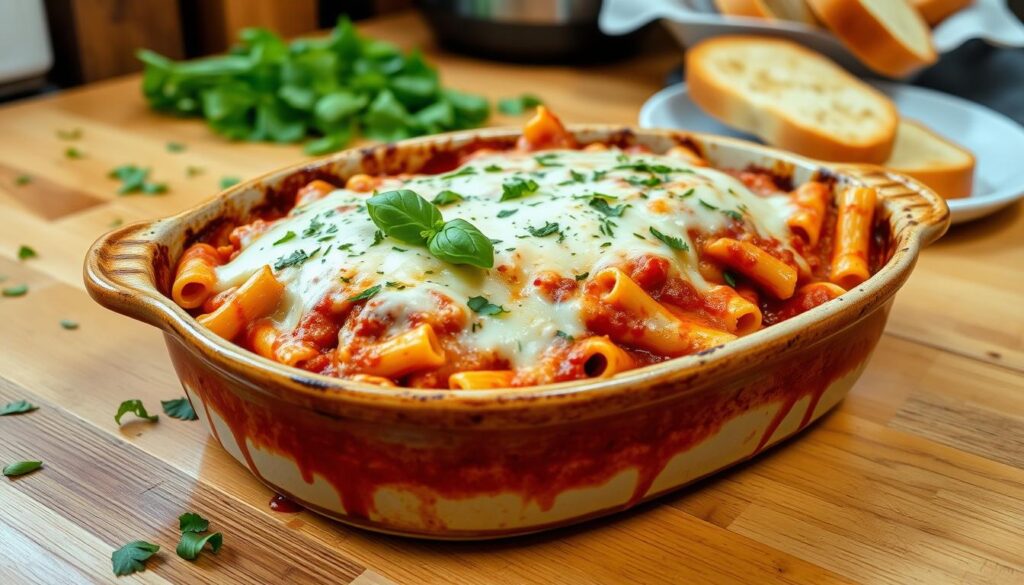 meat-free baked ziti