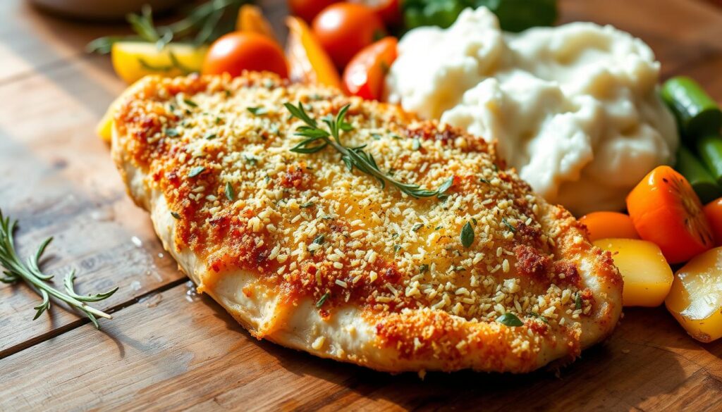 parmesan crusted chicken recipe