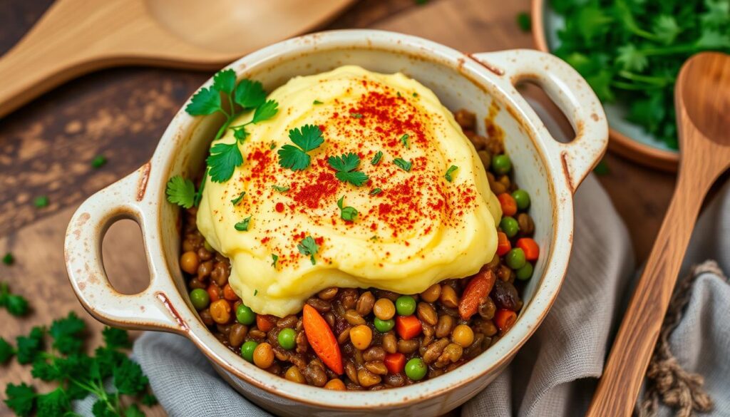 plant-based shepherd's pie