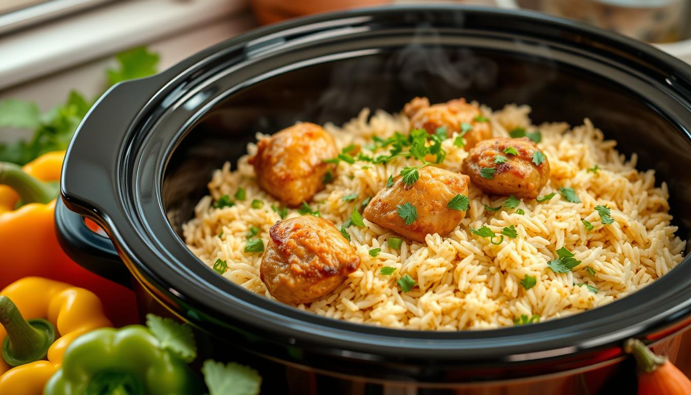 rice and chicken crock pot