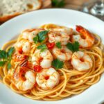 shrimp spaghetti