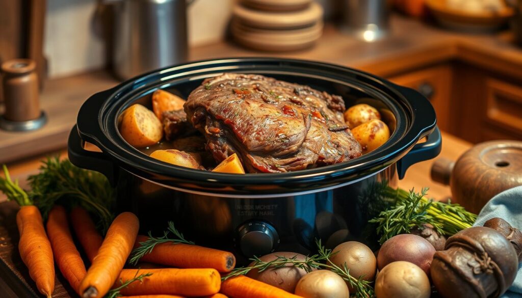 slow cooker deer pot roast recipe