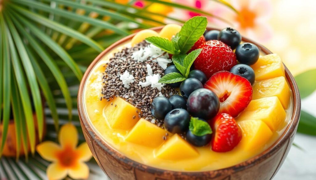 tropical smoothie bowl