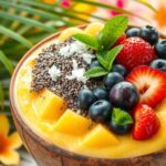 tropical smoothie bowl