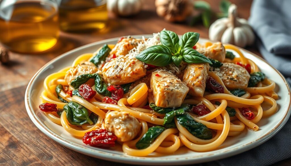 tuscan chicken pasta recipe