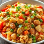 vegetarian chicken fried rice